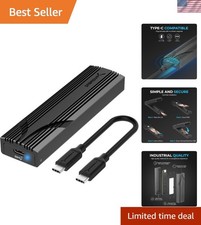 USB C NVMe Enclosure - Tool-Free M.2 SSD Case for 2230-2280, 10Gbps Speed