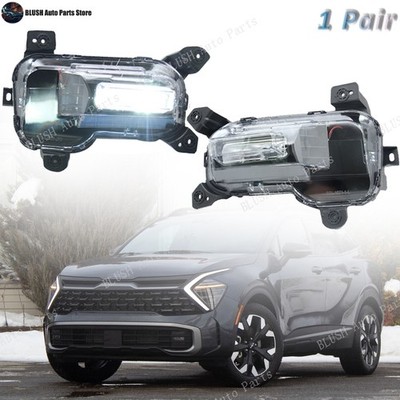 LH&RH LED DRL Daytime Running Light LAMP For Kia Sportage X-Line X-Pro 2023 2024
