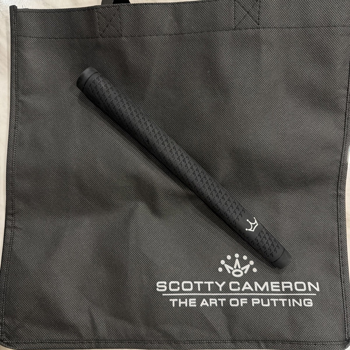 Poignée Putter Scotty Cameron Custom Shop – Black Baby T – Neuve 2024 – Caoutchouc Noir