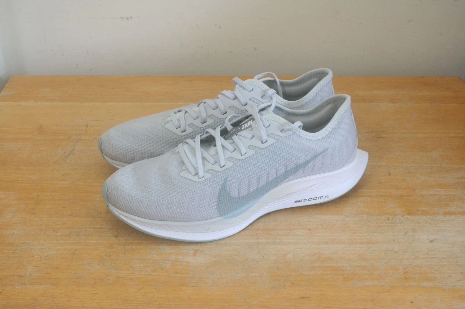 Nike Zoom Pegasus Turbo 2 Running Shoe Women’s Size 10 Light Grey AT8242-006