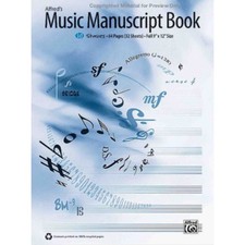 Alfred's Music Manuscript Book, 10-Stave