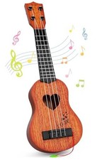 Kids Toy Classical Ukulele Guitar Musical Instrument Brown