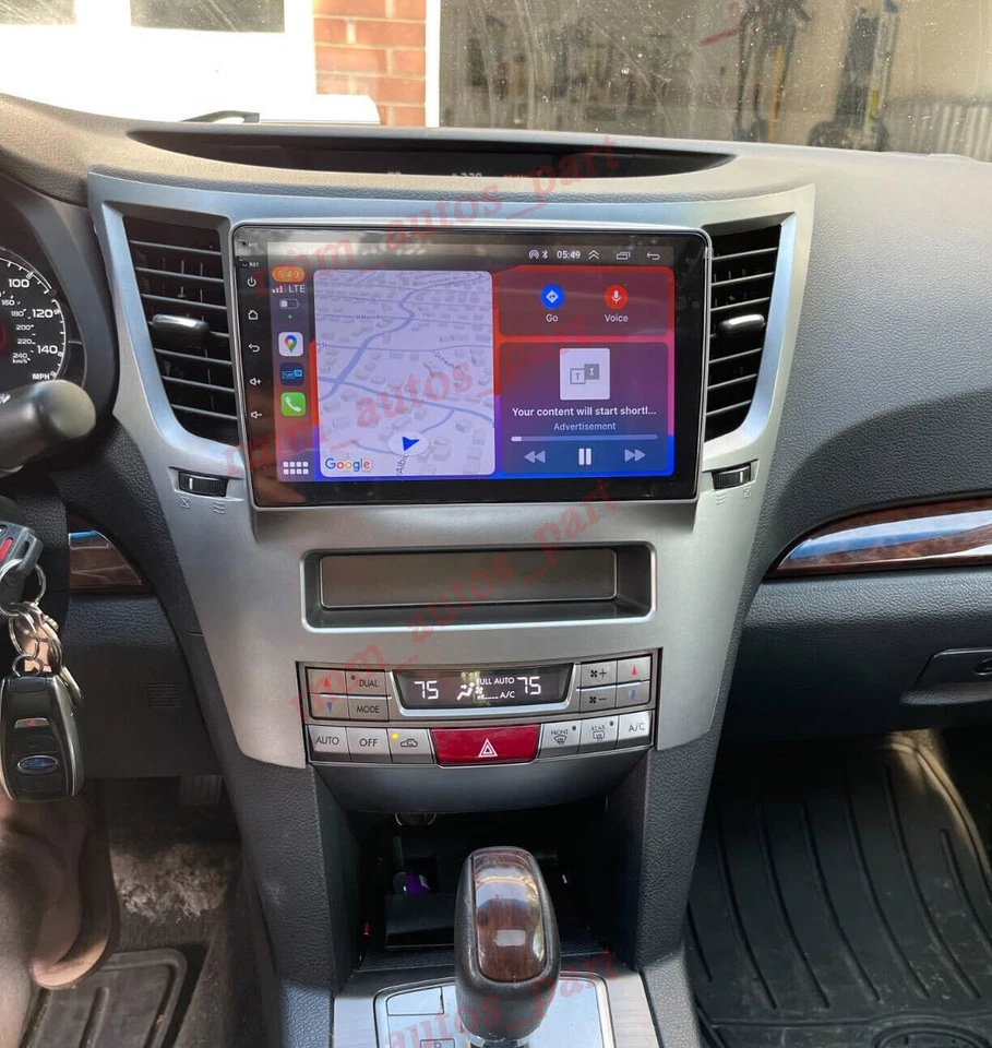 For 2009-2014 Subaru Outback Apple Carplay Android 14 Car Stereo Radio GPS Navi - Изображение 4 из 4