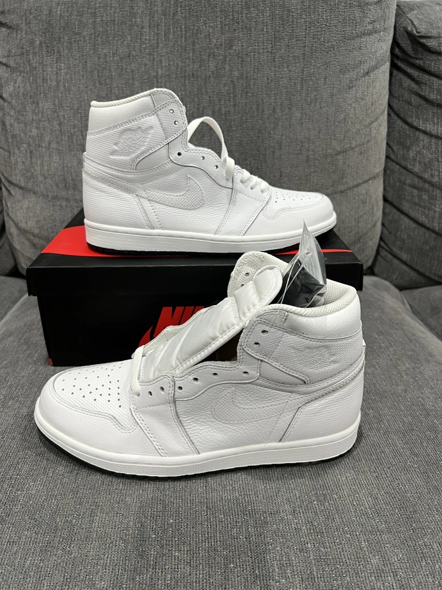 Las mejores ofertas en Jordan 1 Retro OG High White Perforated | eBay