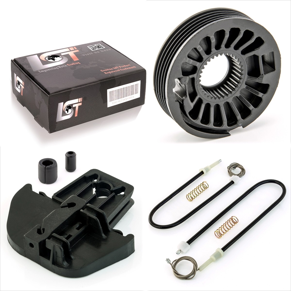 Window Regulator Repair Kit Set Rear Right for VW Touran 1T1 1T2 1T3 03-15