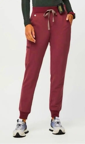 Figs Damen Zamora 2.0 Petite Jogger Scrub Pants XXS XX-Small Burgundy Red