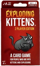 Exploding Kittens 2 Player Card Game 4 People Into Kittens & Explosions