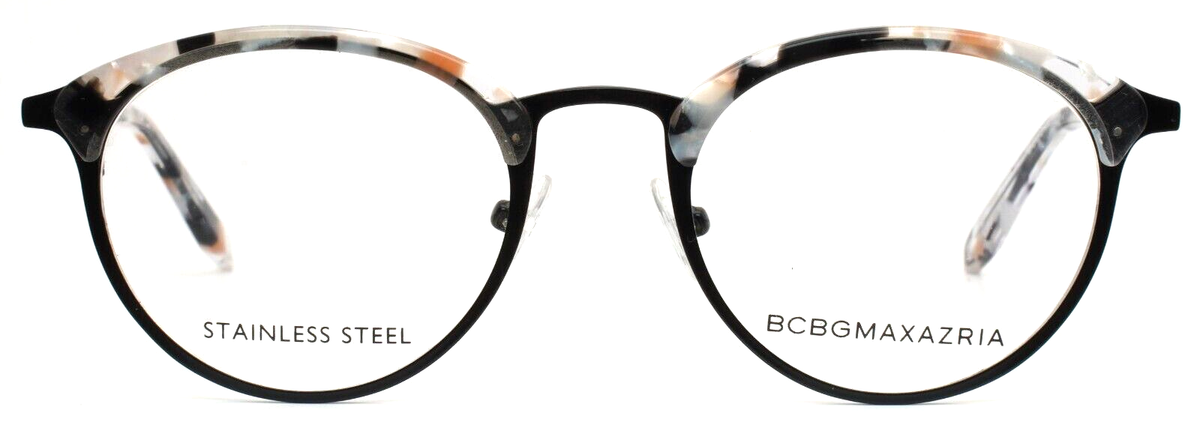 BCBGMAXAZRIA Astrid Black Womens Round Full Rim Eyeglasses  display picture 1