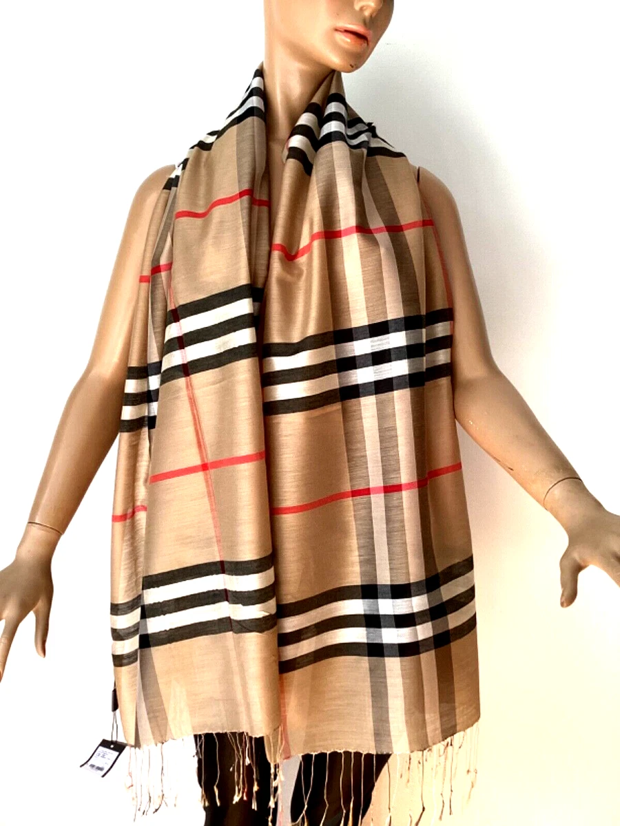 Thin burberry scarf new arrivals