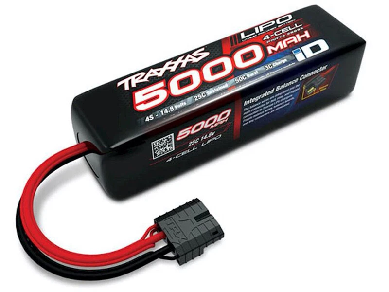Batterie Traxxas Li-Po 5000mh 14,8V 4S - 25C iD mâle TRX batterie 2889X - Photo 1/1