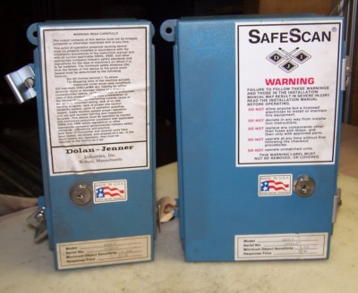 NEW DOLAN JENNER SAFE SCAN SAFETY LIGHT CURTAIN SET SSIV-7 RESPONSE TIME 32 MS