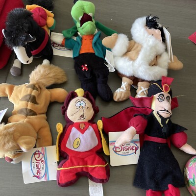 Disney Store Bean Bag Lot Of 6 All Are New-All Have Tags But One