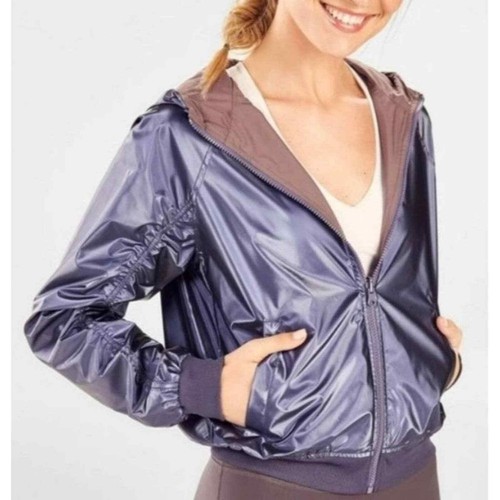 FABLETICS purple metallic reversible 