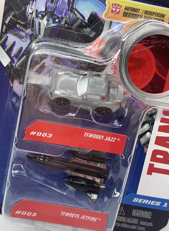 Игрушечная мини-фигурка Transformers Micro Machines Reveal RTS #003 - Jazz Jetfire - Изображение 2 из 3