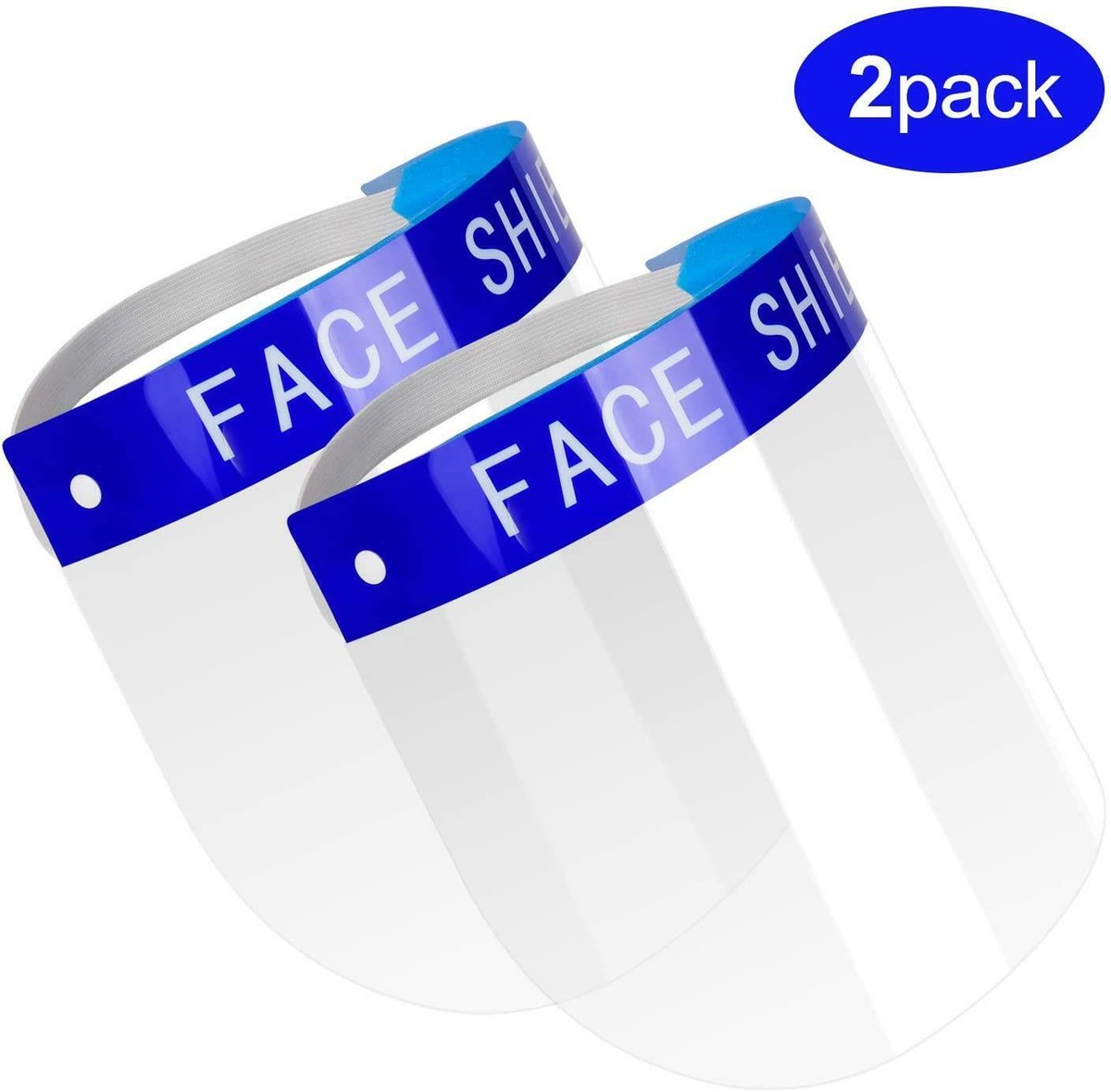 x Full Face Covering Visor Mask Shield Dust Protection Reusable