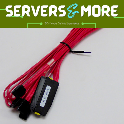 Internal SCSI SAS SFF-8484 32Pin to 4-ports SATA 7Pin HDD Controller Cable 50cm
