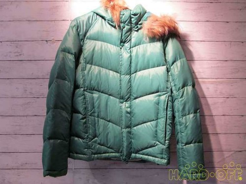 Fred Perry Down Jacket With Fur Green 