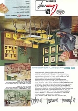 1949 CHROMCRAFT DINETTES Vintage Magazine Print Ad