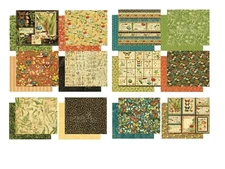 Graphic 45 Nature Sketchbook 12" Cardstock  PICK Earth Plant Blooming World Bees