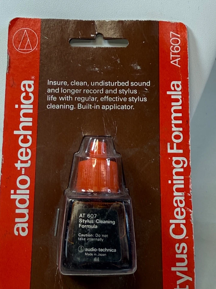 Cartucho Stylus Limpiador Líquido y cepillo Audio-Technica VINTAGE NOS AT607a Foto 3 de 4