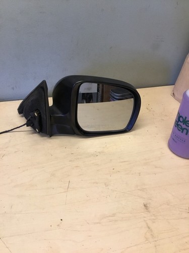 Exterior Power Mirror Heated Signal w/ Puddle Light Black Smooth LH for