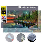 120"in Hd Projector Screen 16:9 Anti Light Curtain Reflective Fabric Cloth N5H2