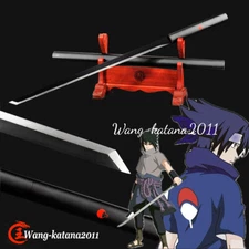 Naruto Sasuke Kusanagi Kusahan Sword Carbon Steel Black Shirisaya Japan Ninjato