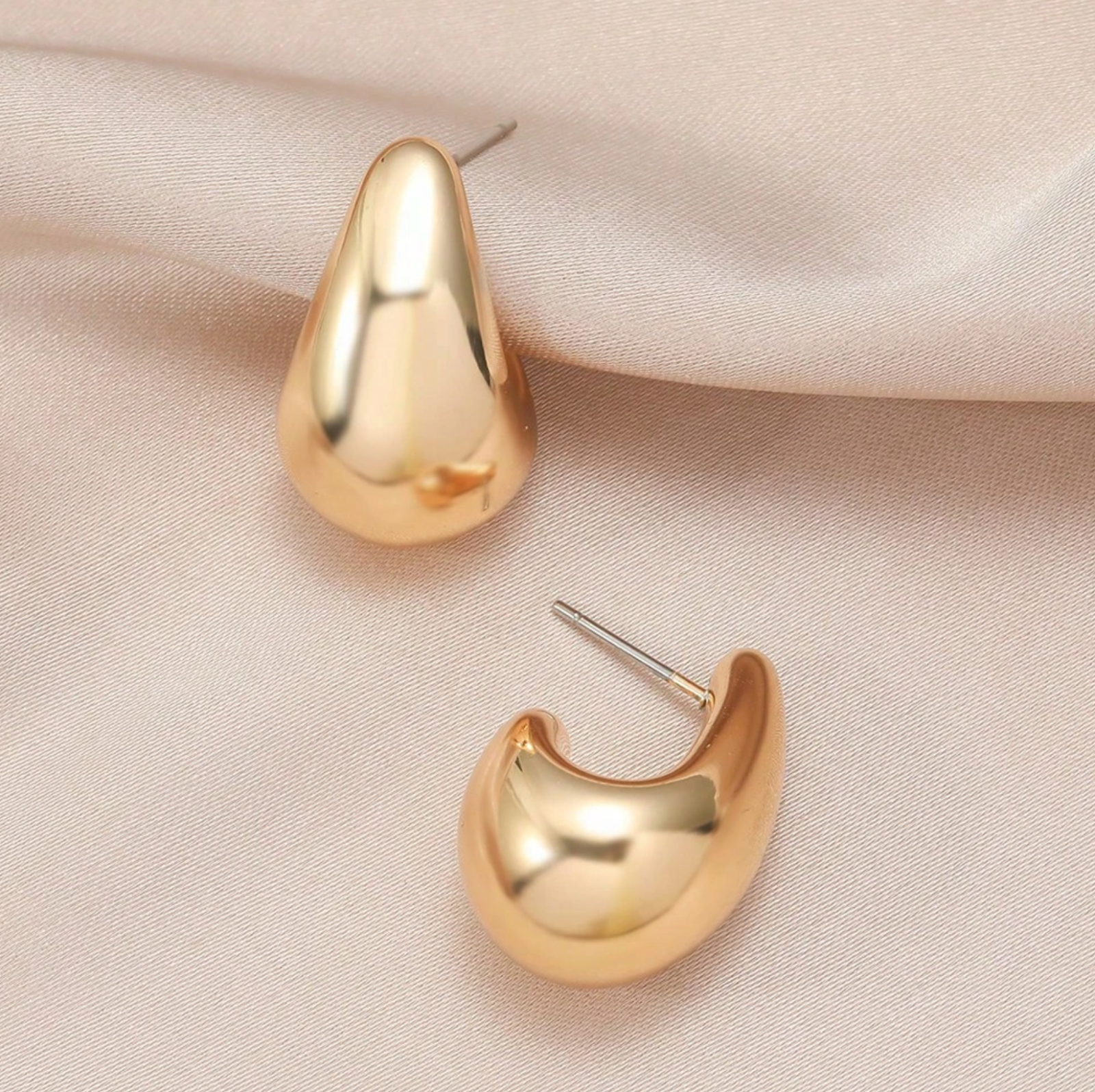 Pendientes De Oro Amarillo 9K Para Mujer - Joyería Clásica Citerna Con Certificado Y Caja De Regalo