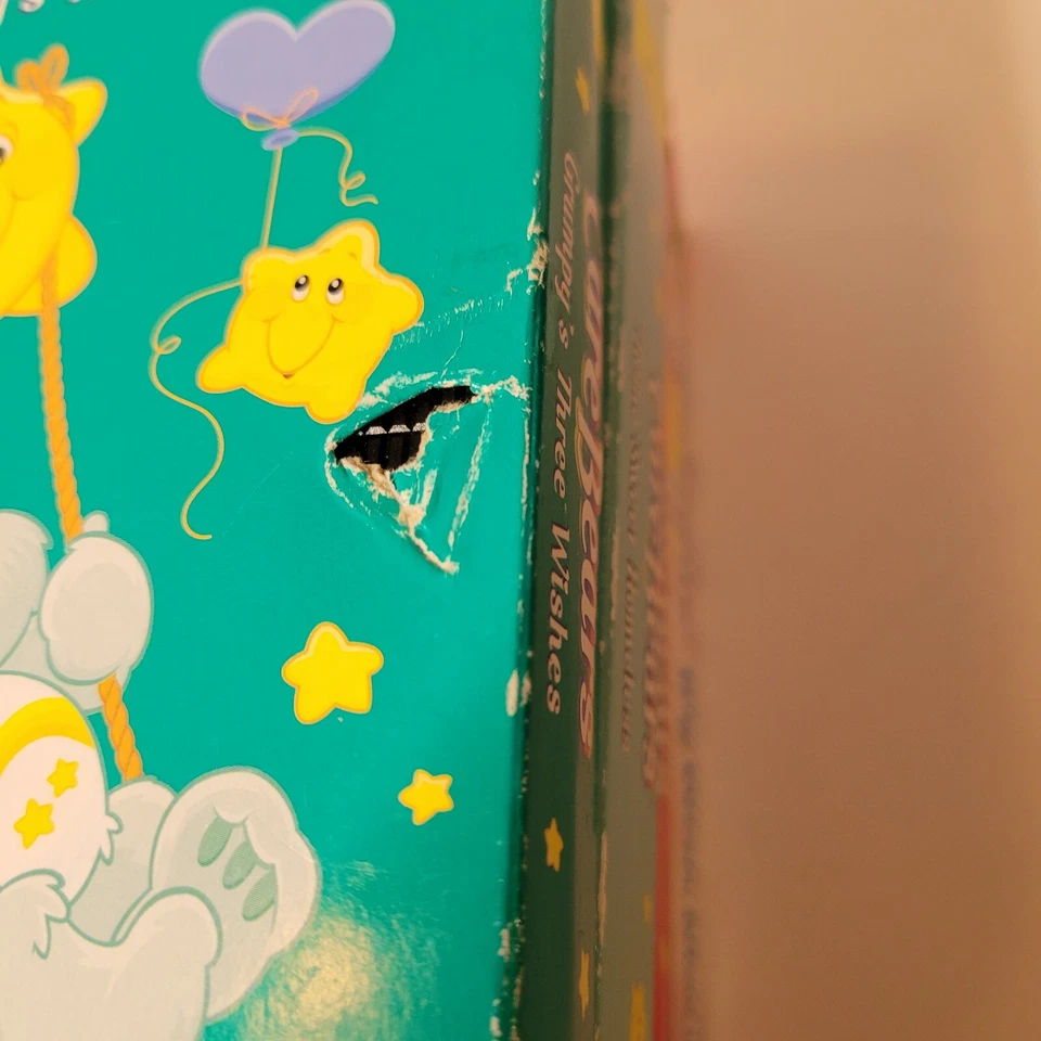 Care Bears VHS Lot Care Bears Movie, Rhyme in Time, Grumpy Bear, Safety Game - Imagem 3 de 4