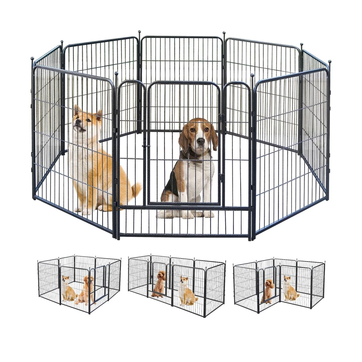 Indoor dog top containment systems