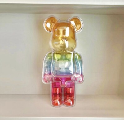 BEARBRICK 400% and 100% acrylic protection case set