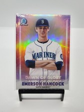 2021 Bowman Chrome Emerson Hancock Dawn Of Glory Insert Seattle Mariners #DOG-4