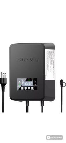 SUNVIE 300W Low Voltage Transformer with Timer and Photocell Sensor Landscape - Picture 1 of 3
