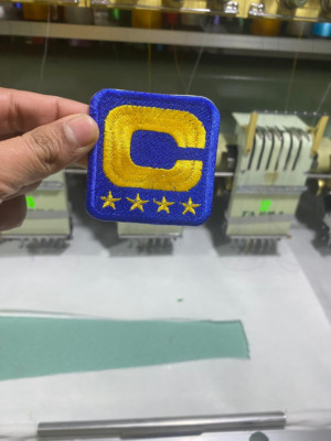 NFL Buffalo Bills Josh Allen Captain C Patch 2023-24 Season Gold C 5 Patches
