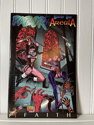 RARE RAZOR/WARRIOR NUN AREALA: FAITH COMIC BOOK!