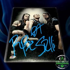 *WWE ROMAN REIGNS SETH ROLLINS DEAN AMBROSE 3X SIGNED AUTOGRAPHED 8X10 SHIELD VE