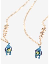 Disney Lilo  Stitch Ohana Best Friend Necklace Set NWT