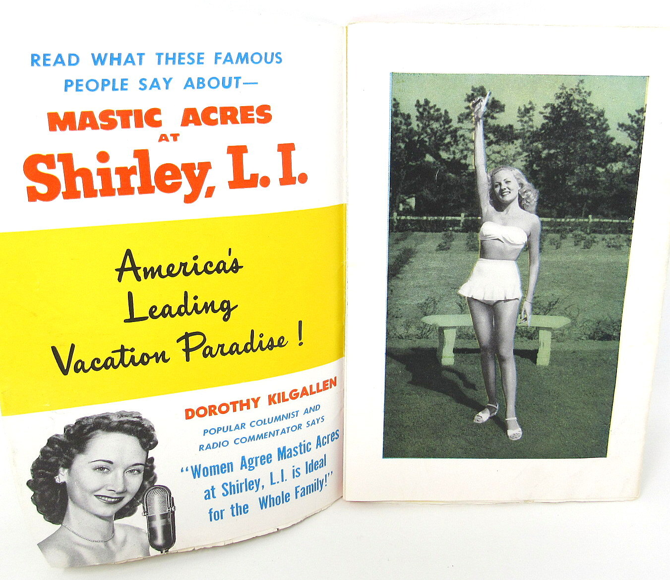 Mastic Acres Shirley Long Island New York Brochure 70+ yr Old Maps