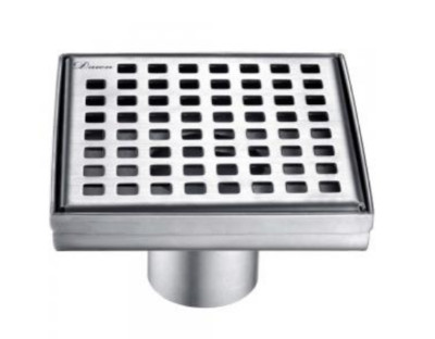 Dawn LBE050504 Square Shower Drain in Polished Satin