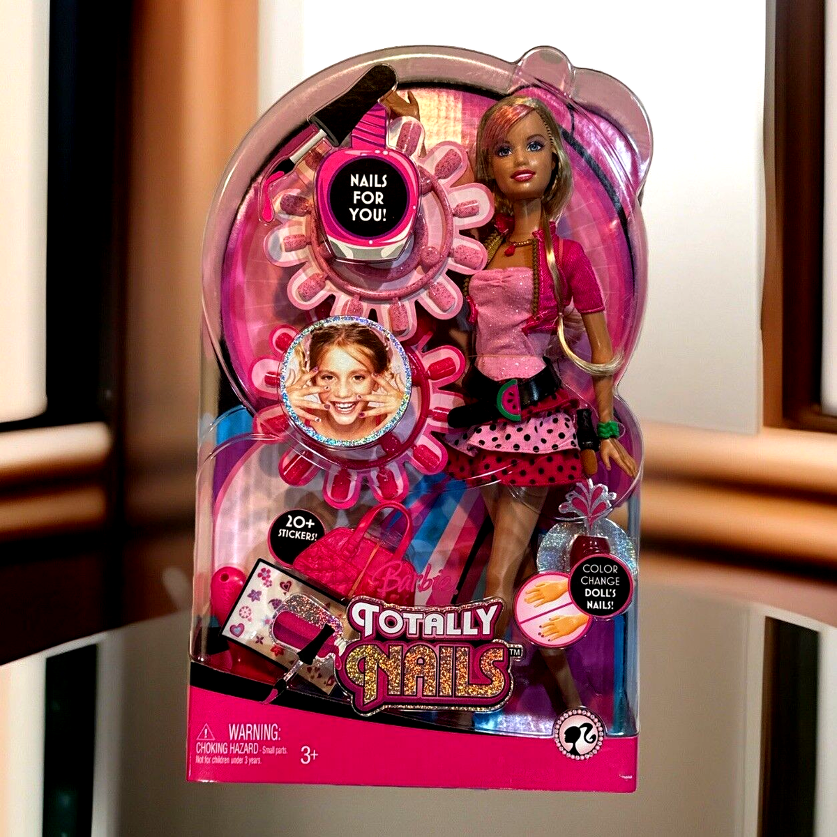 Barbie Totally Nails ~ Color Change Doll's Nails ~ Mattel N4756