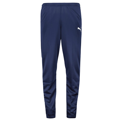 Puma teamRISE Poly Training Pants Jr Trainingshose Kinder peacoat/puma white