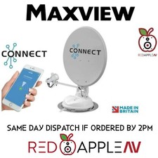 Maxview Connect 85cm Automatic Satellite Dish Twin LNB for Caravan Motorhome