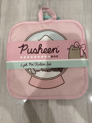 Pusheen Box Winter 2024 2pk Pot Holder Set New