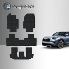 Toughpro Floor Mats 3rd Row Black For Toyota Highlander 2020-2026