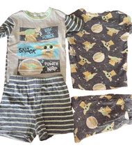 Star Wars Baby Yoda Mandalorian PJ Set Pajama Top Pant Boy Toddler Sz 5T