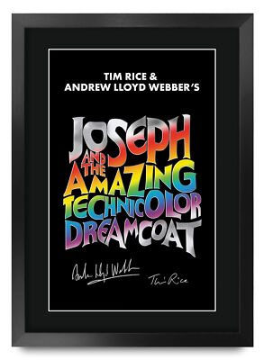 Joseph and the Amazing Technicolor Dreamcoat Gifts Signed Photo Print Music Fan