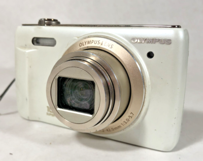 Olympus VR series VR-340 16.0MP White Digital Camera Parts or