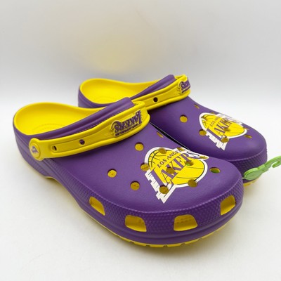CROCS Mens NBA Los Angeles Lakers Clog US 10 EU 43.5 Purple Yellow NWT Buy CROCS Mens NBA Los Angeles Lakers Clog US 10 EU 43.5  main image 3