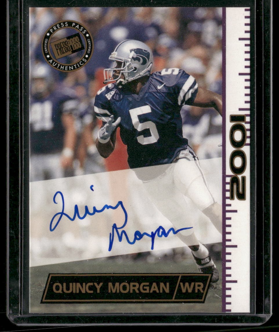 2001 Press Pass #NNO Quincy Morgan Autographs