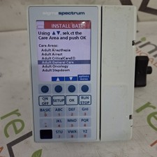 Baxter Sigma Spectrum 8.01.00 w/o Battery Infusion Pump